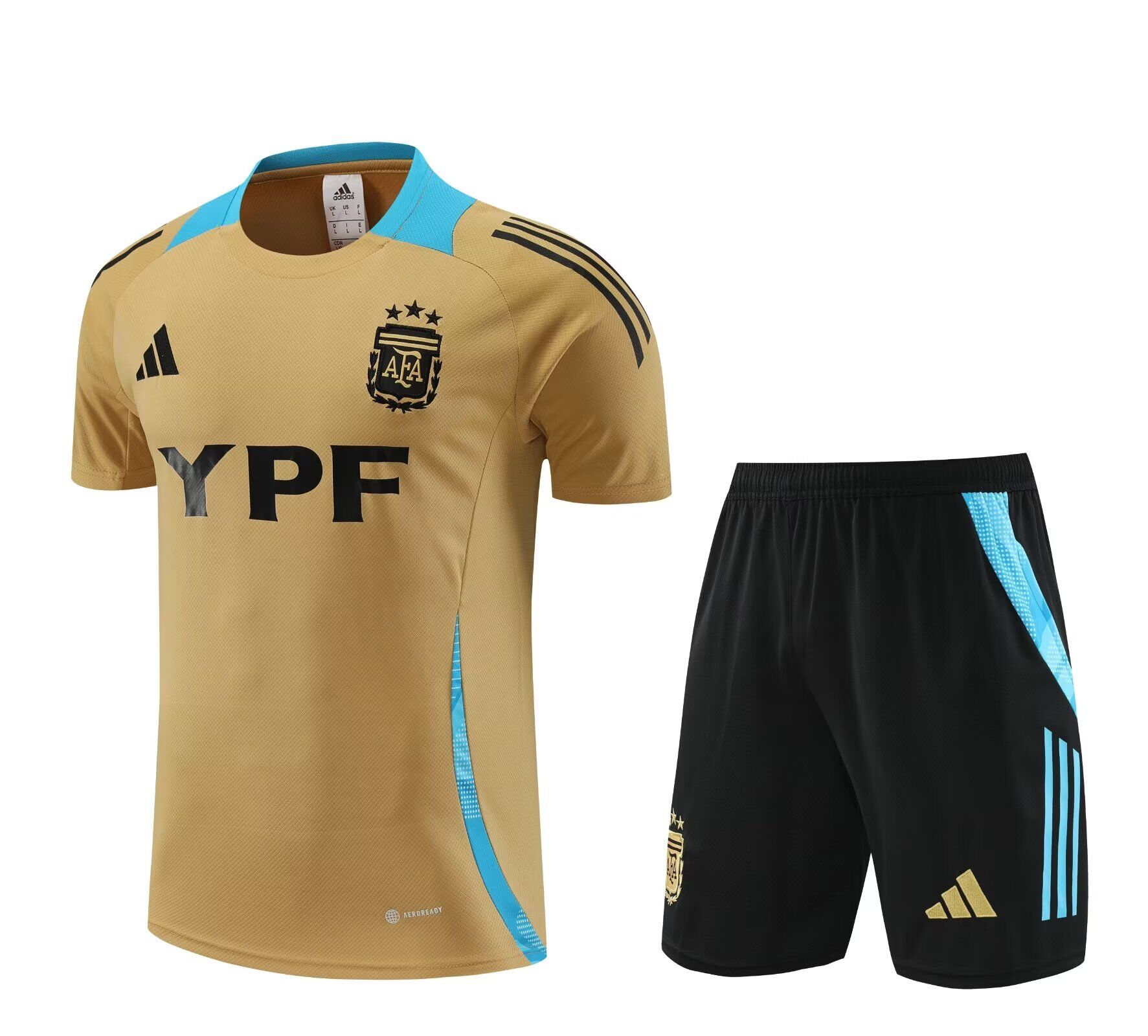 AAA Quality Argentina 24/25 Golden/Blue Training Kit Jerseys